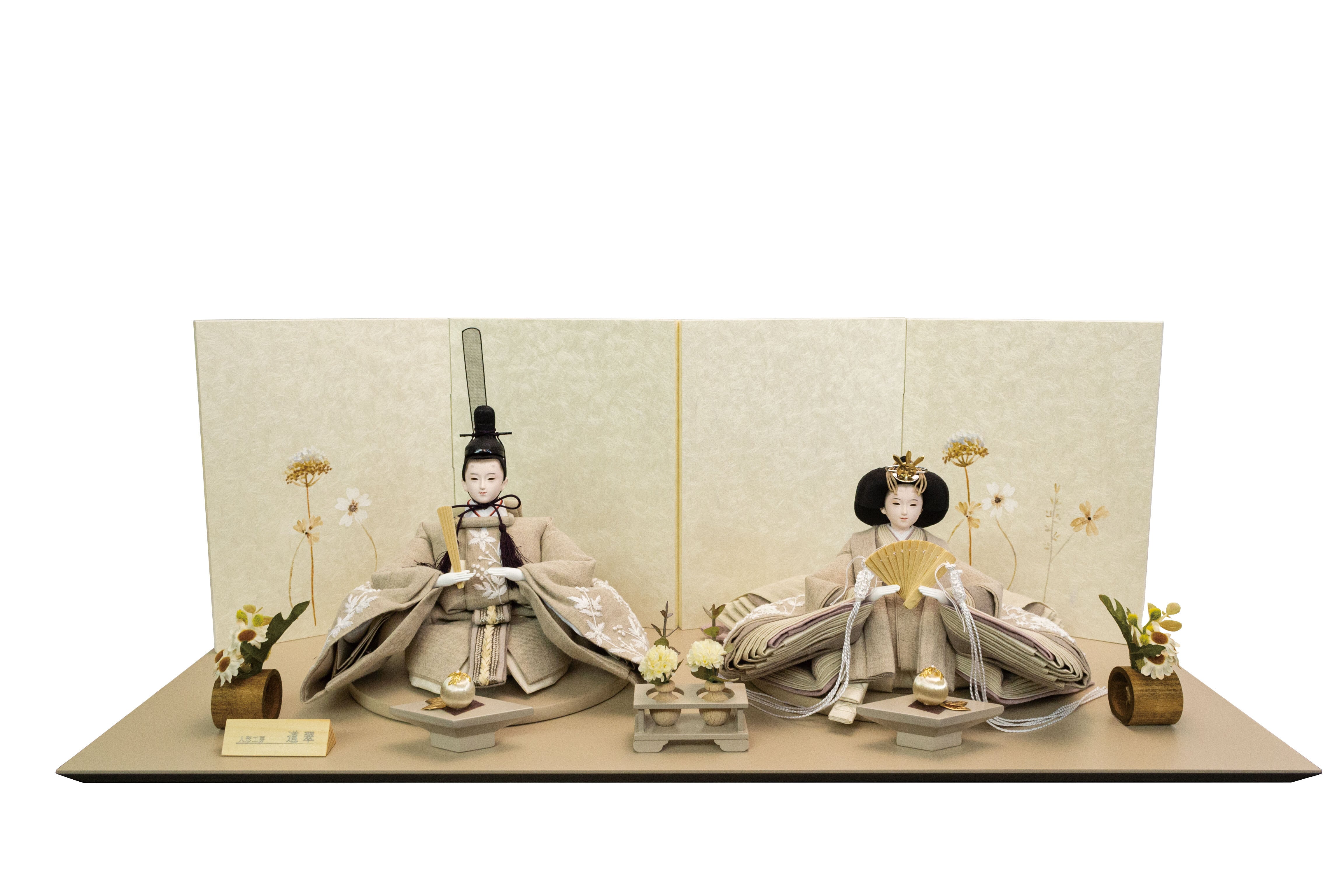 平安道翠作　親王飾り