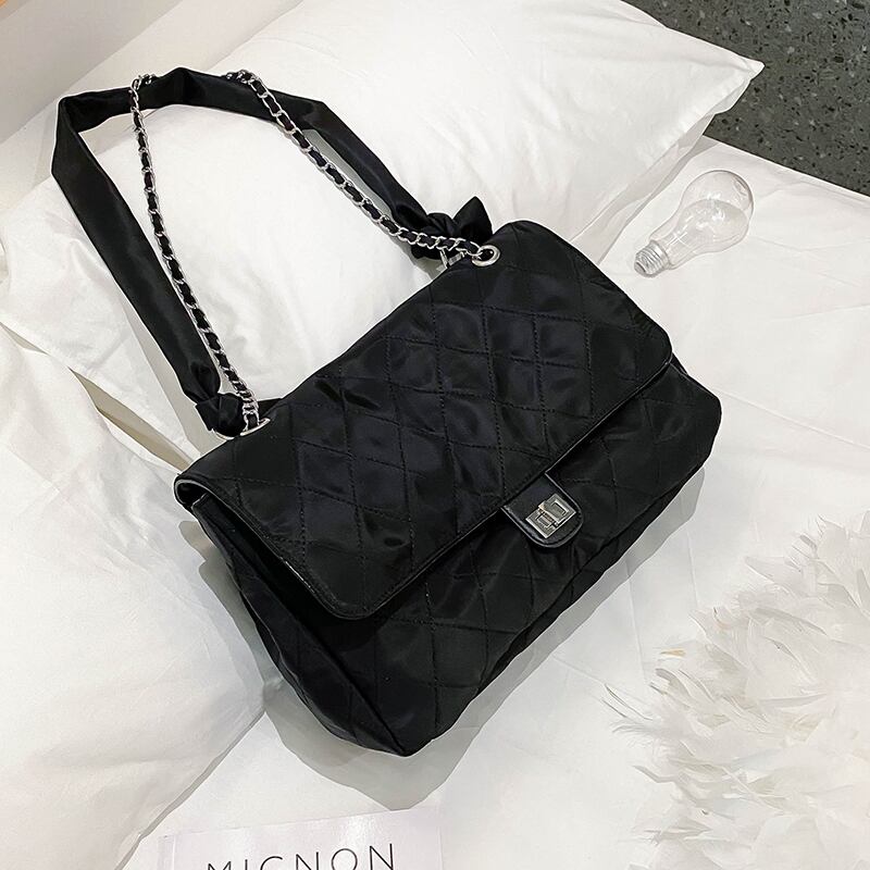 大容量バッグレディースバッグ2020ニューウェーブサマーワイルドダイヤモンドチェーンシングルショルダーメッセンジャーバッグネットレッドトートバッグ Tiancai_Wing_Bag1204277