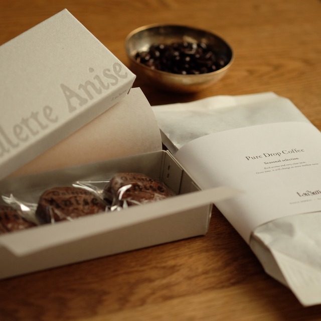 ガレットアニス、pure drop coffee豆(ペルー) セット