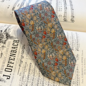 ［William Morris］ネクタイ　ゴールデンリリー　ブルー