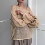 モヘアタッチローゲージPO/バターイエロー