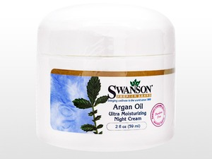 【(Swanson) アルガンオイル・ウルトラモイスチャーライジングナイトクリーム 59ml】　スワンソン・プレミアムは、アルガン油を贅沢に使用し、夜のうちにしっかりと水分を含ませ、モチモチ肌を蘇らせます！
