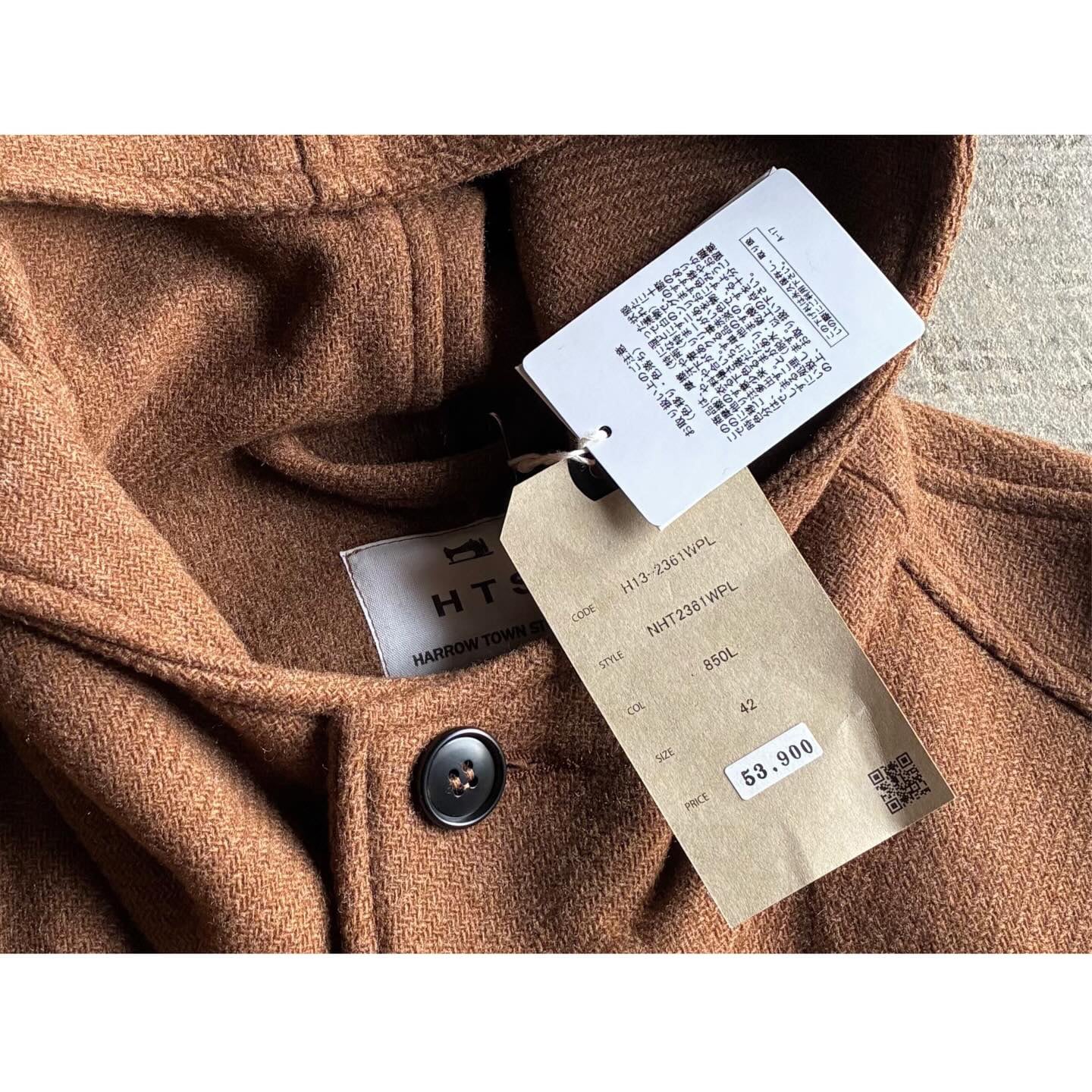 HTS(エイチティーエス) Heavy Weight Wool Twill Hooded Short Coat