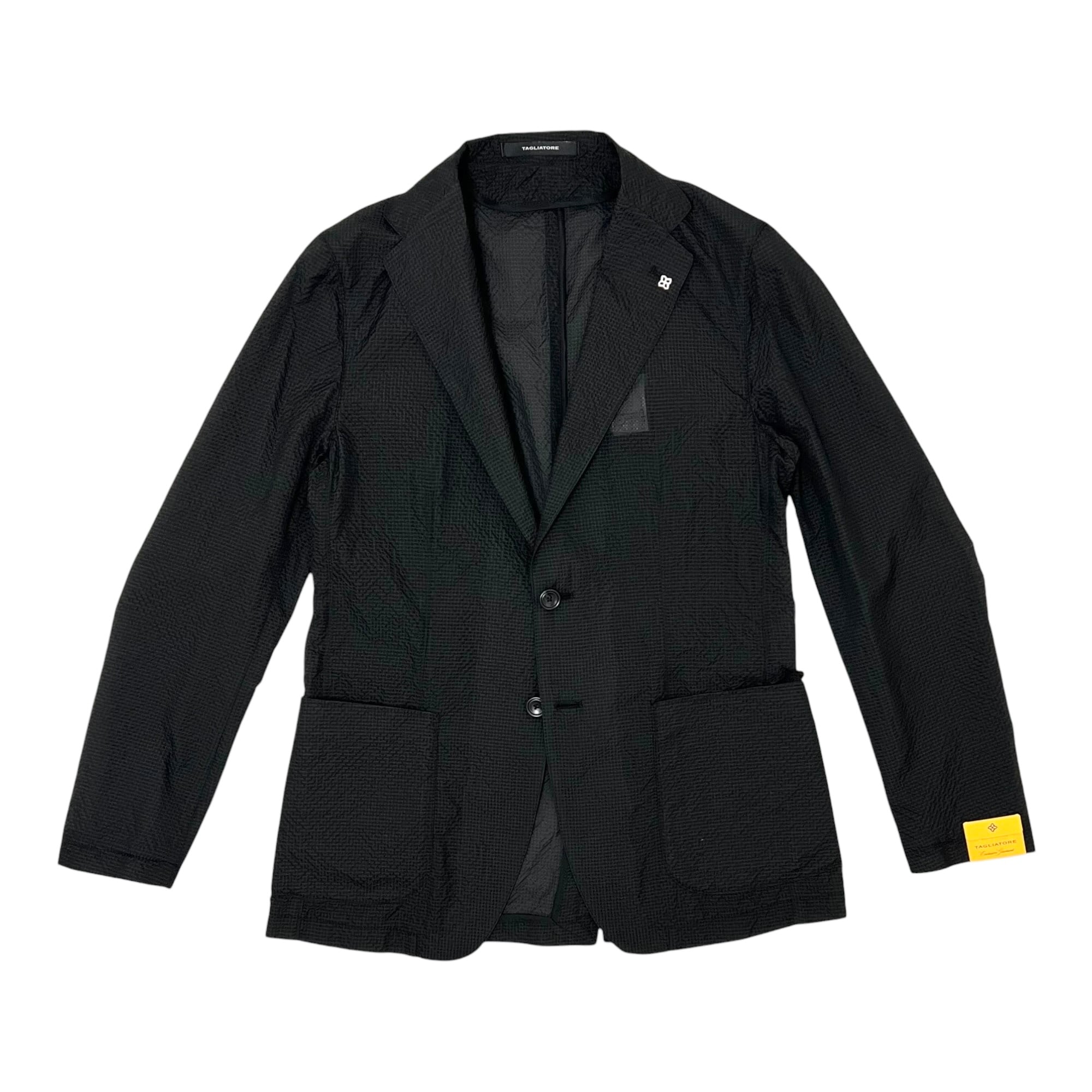TAGLIATORE(タリアトーレ)G-LIGHT NYLON SEERSUCKER JACKET(C80002U)/BLACK(EN816)