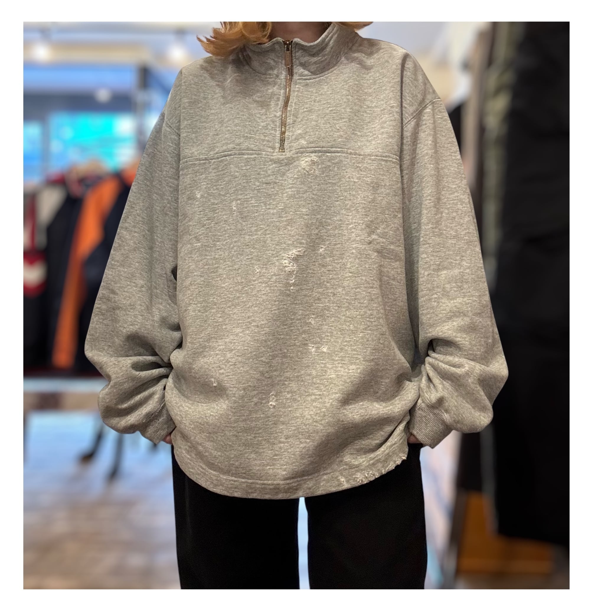 Carhartt halfzip BORO sweat / カーハート ハーフジップ トレーナー