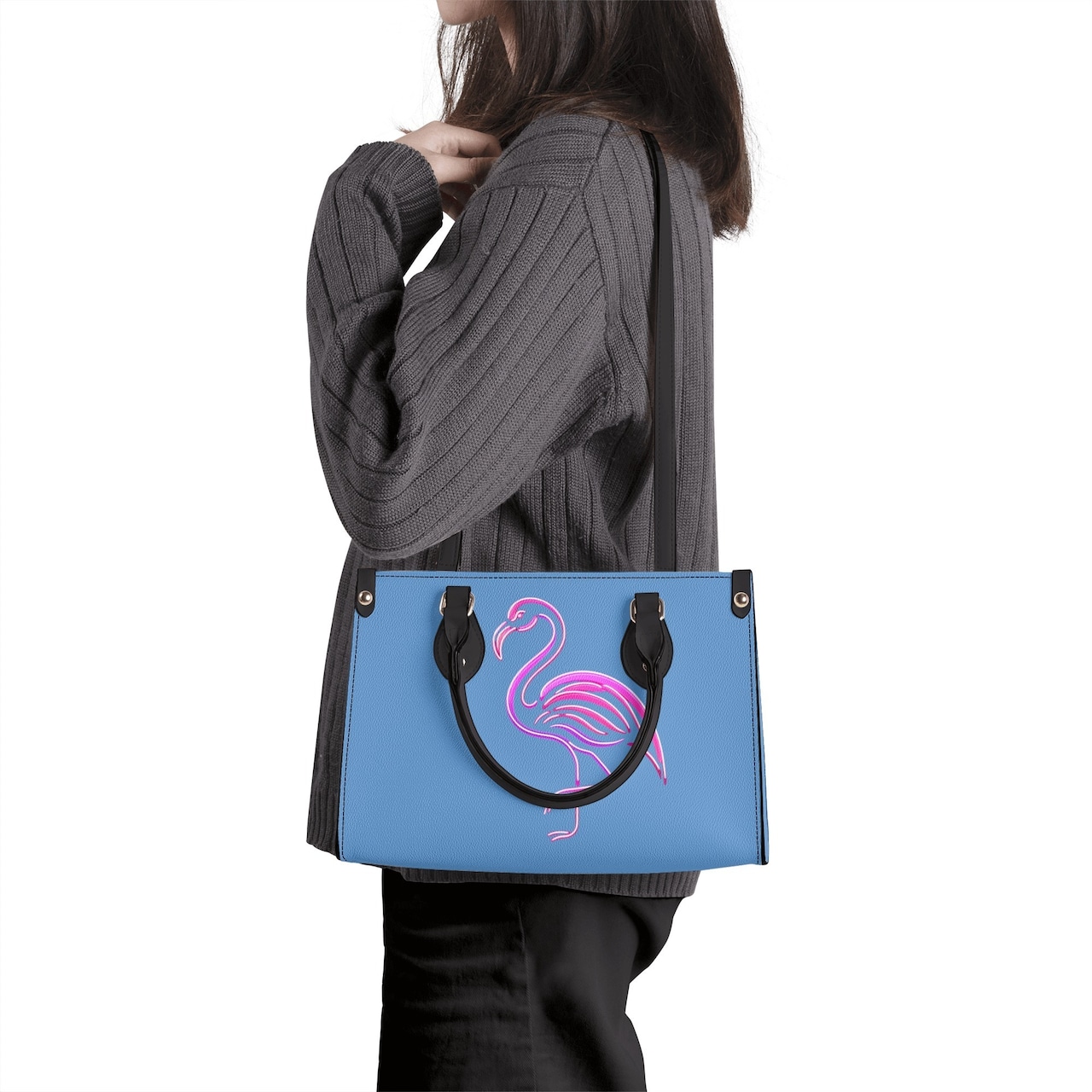 Luxury Women PU Handbag With Shoulder Strap Neon 4798