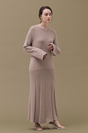 Knit dress 【CA2S-O309】