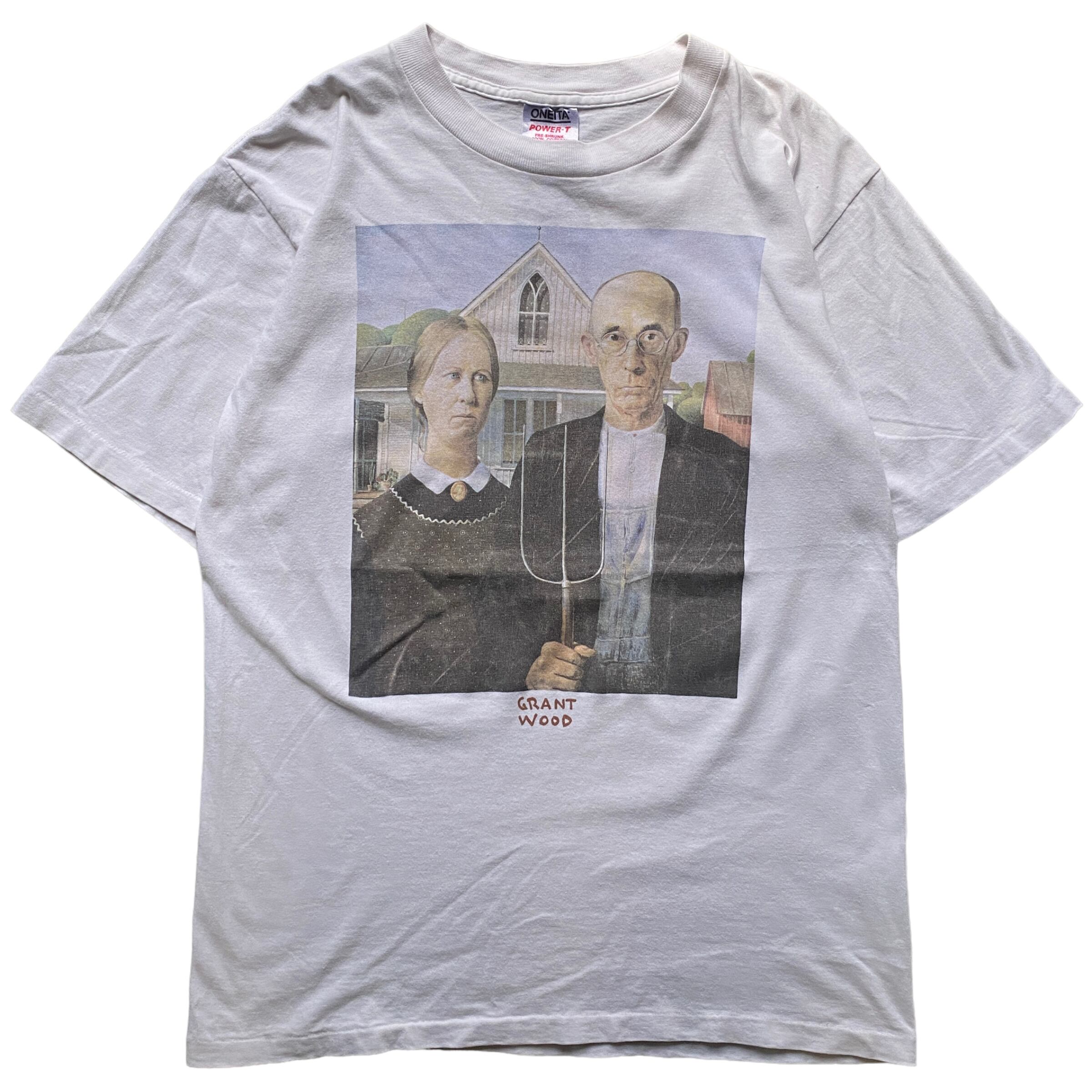 GRANT WOOD AMERICAN GOTHIC ART TSHIRT