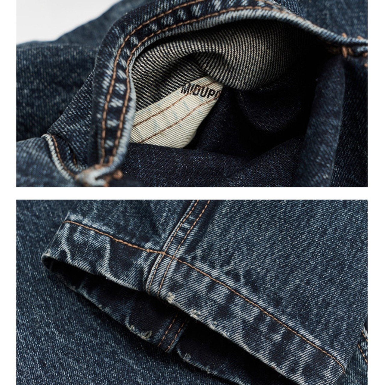 ミッドウォッシュ・ストレートデニムパンツ N3545 - 11