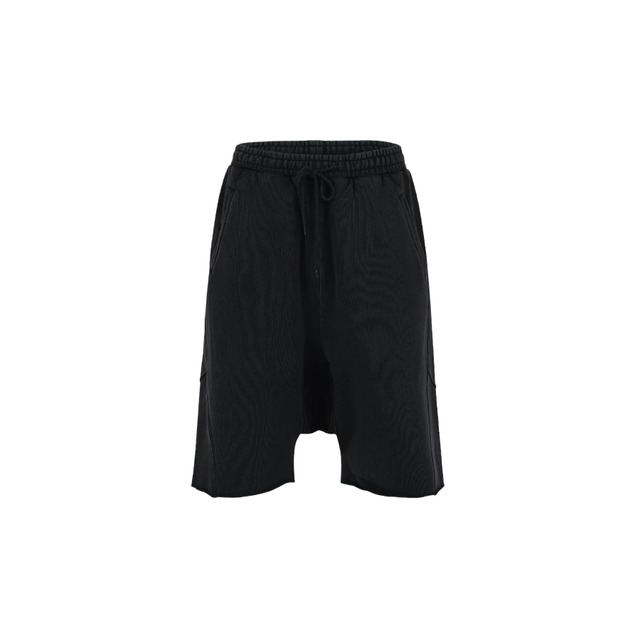 【ENTIRE STUDIOS】HEAVY DROP SHORT(WASHED BLACK)