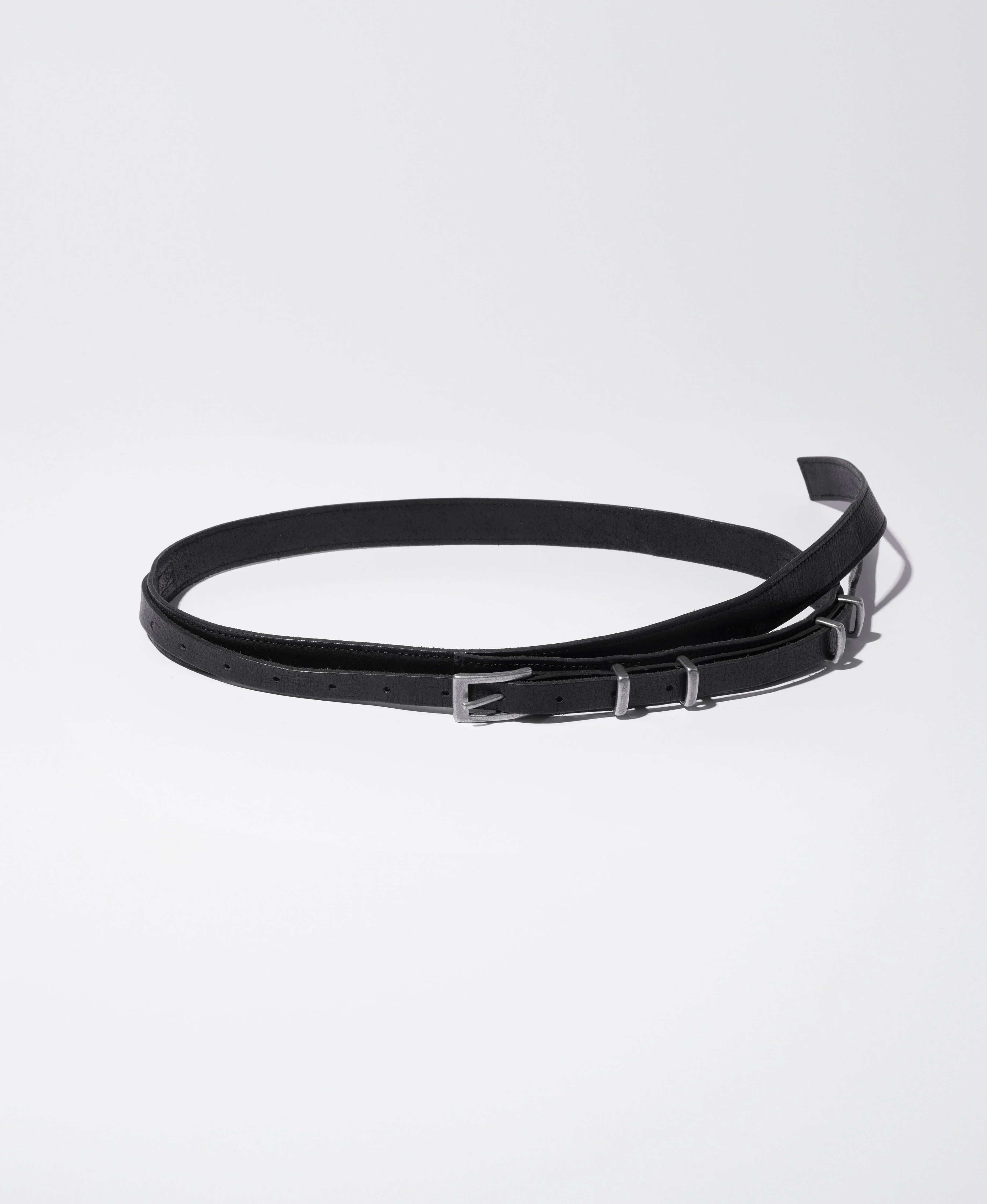 【mukcyen】narrow layered belt