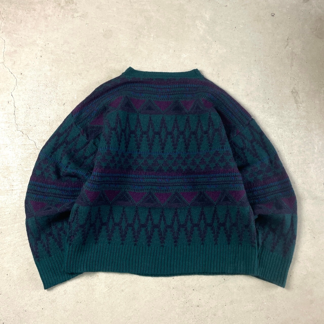 70年代 USA製 PENDLETON ペンドルトン ウールニットセーター 