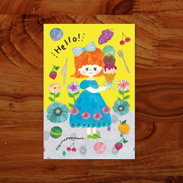 【発送は3/16〜】【ポストカード】くま団長とバターロールのひみつ（BEAR02）