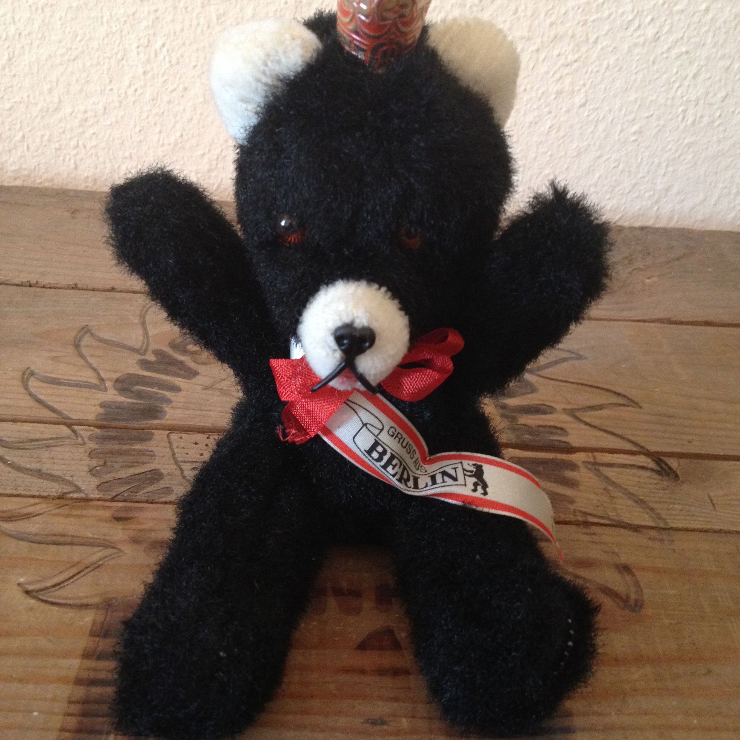 DDR旧東ドイツ ヴィンテージ ベルリンベア 黒 21cm | .usagi