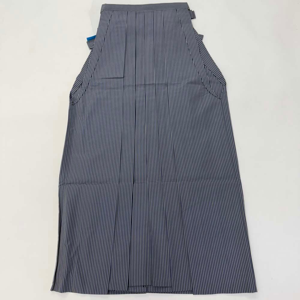 袴 行灯袴 男袴 紐下丈98cm 男性用袴 3Lサイズ 紋付 成人式袴 縞 中古 4820