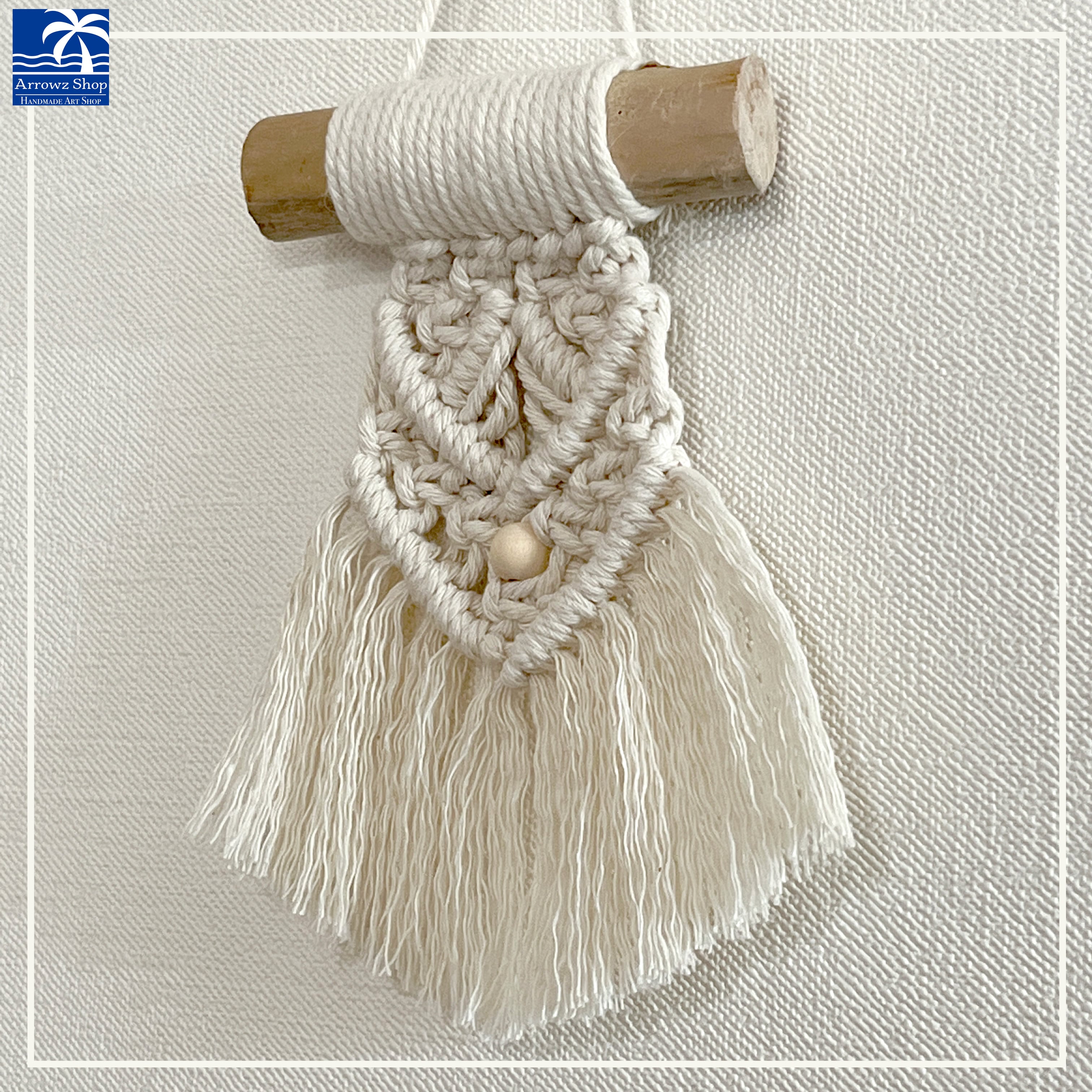 送料無料】【W03】マクラメタペストリー ミニタペストリー 壁掛け 流木