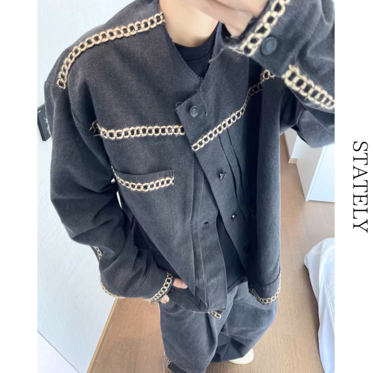 Chain Stitch Short ジャケット_O16・画像8