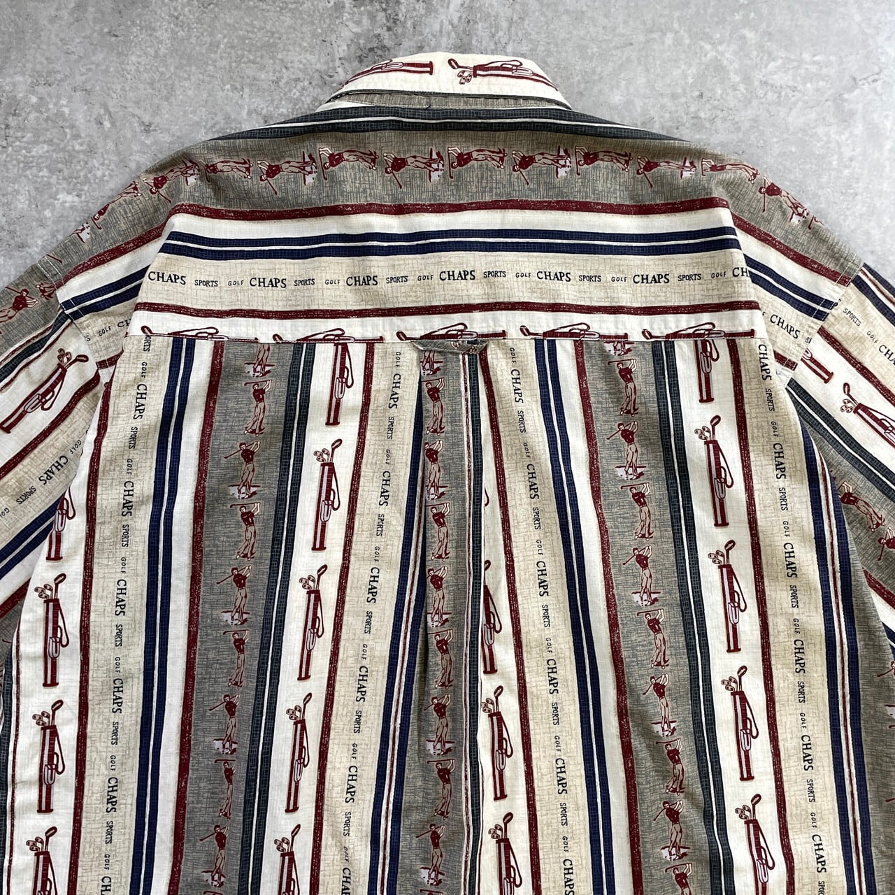 90年代 CHAPS Ralph Lauren チャップス ラルフローレンゴルフ 総柄