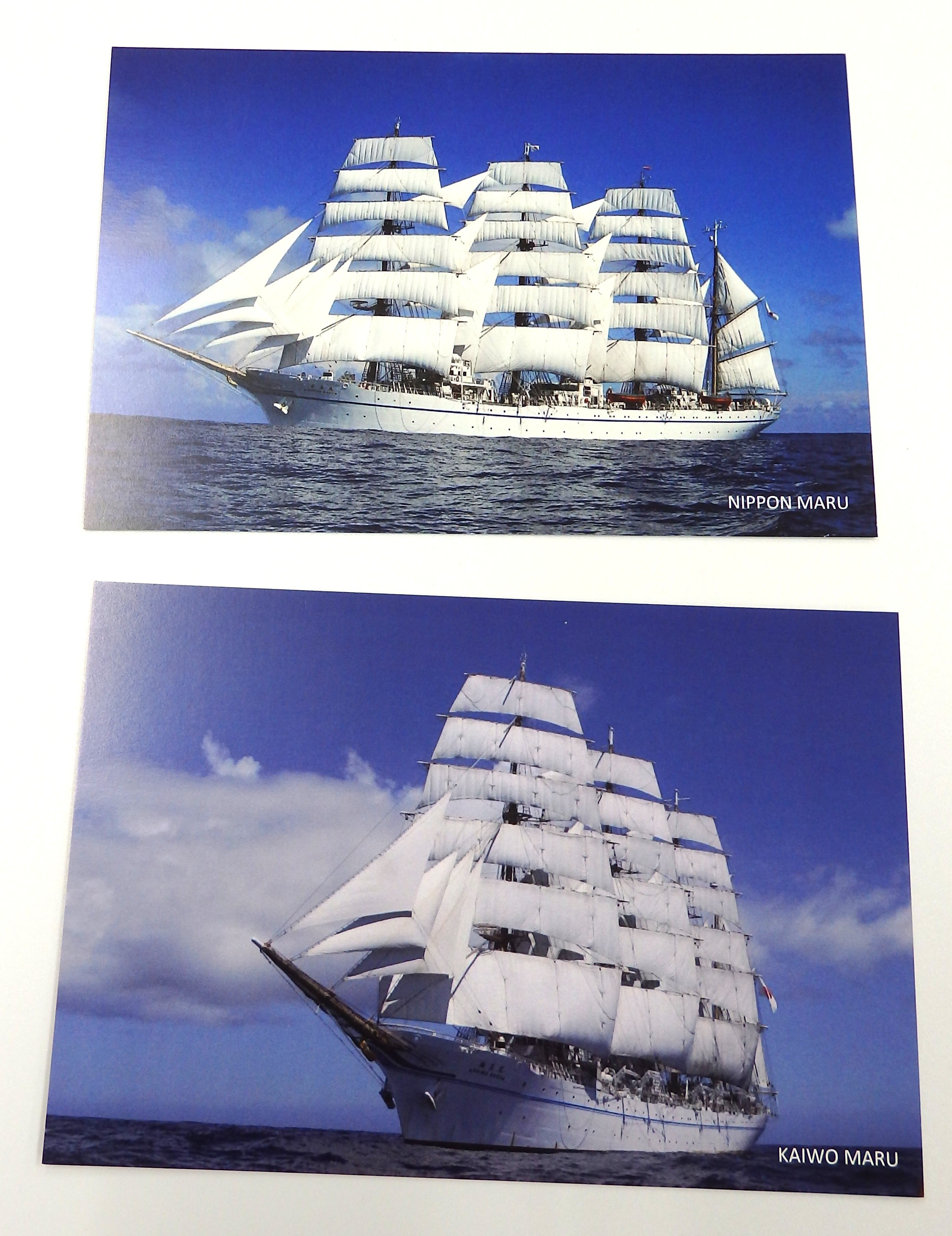 ポストカード（2枚）【海王丸＆日本丸】 | 帆船グッズ