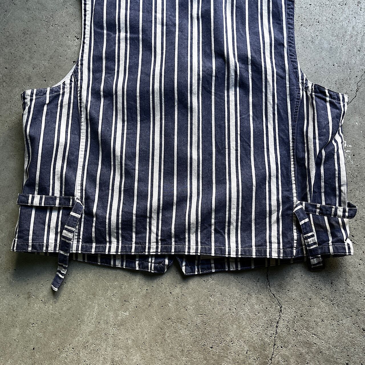 90年代 OLD GAP オールドギャップ ストライプ デニムベスト ジレ