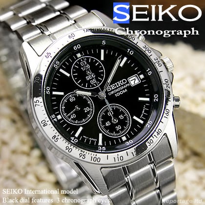 海外限定逆輸入モデル【SEIKO】セイコー 1/20秒高速クロノグラフ 