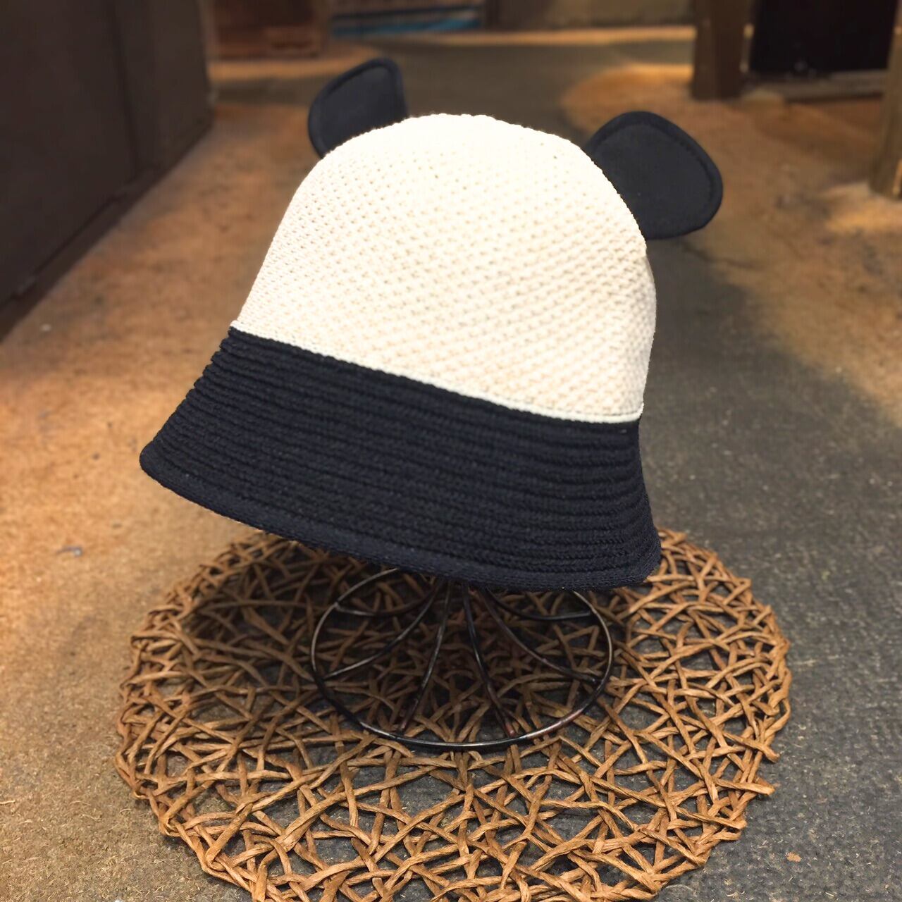 パンダニットハット