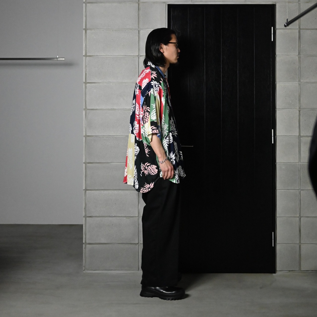 Leh / Patchwork Half Sleeve Shirts