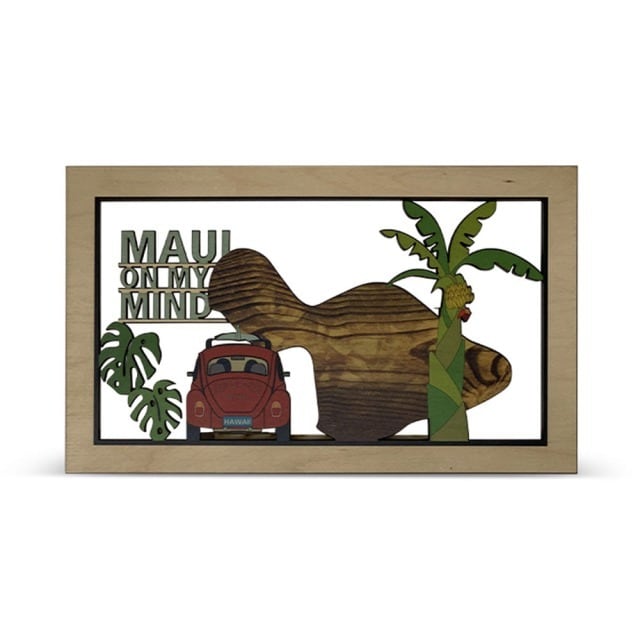 Coco Nene】 Maui On My Mind Cutout Wall Art ウォールアート 壁掛け