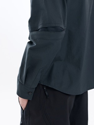 【26AW | MEN】 SAN SAN GEAR サンサンギア / シャツ / PANELED SHIRT / SG26FWTOLT001