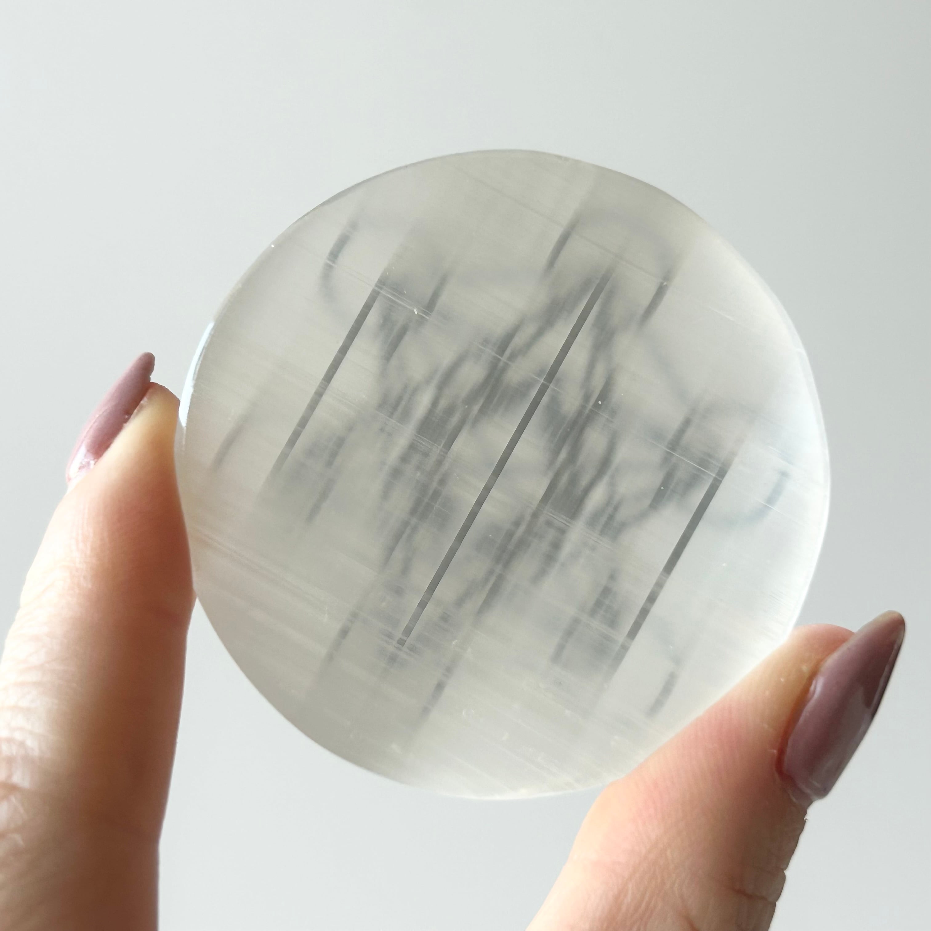 セレナイトプレート・神聖幾何学・メタトロンキューブ・ゴールドミニ