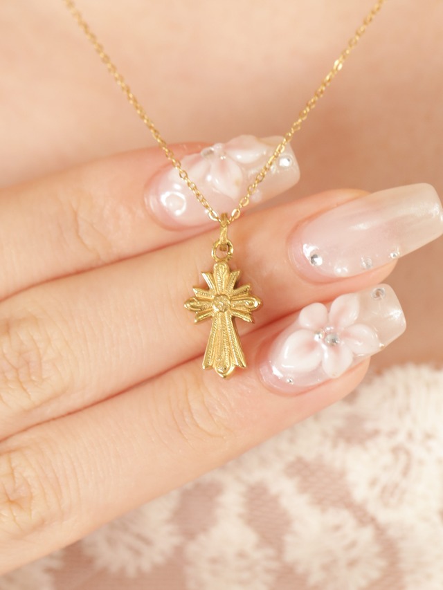 316L hawaiian  thick cross necklace  #n18