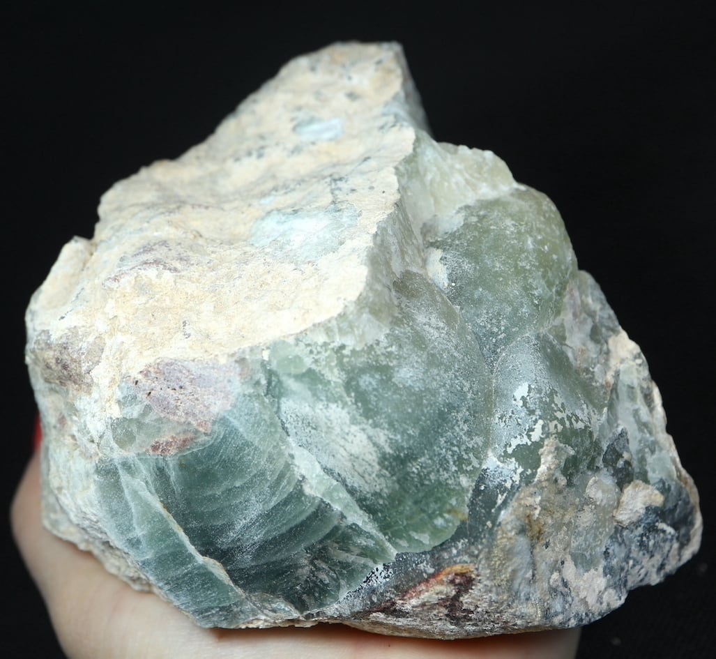 特大！自主採掘！カリフォルニア産 フローライト 蛍石 原石 1465g  FL136 鉱物　天然石　パワーストーン