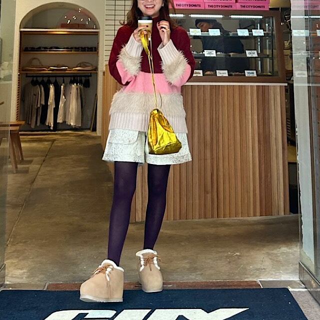 ジャガードショートパンツ(ゴールド) | LINKABLE 