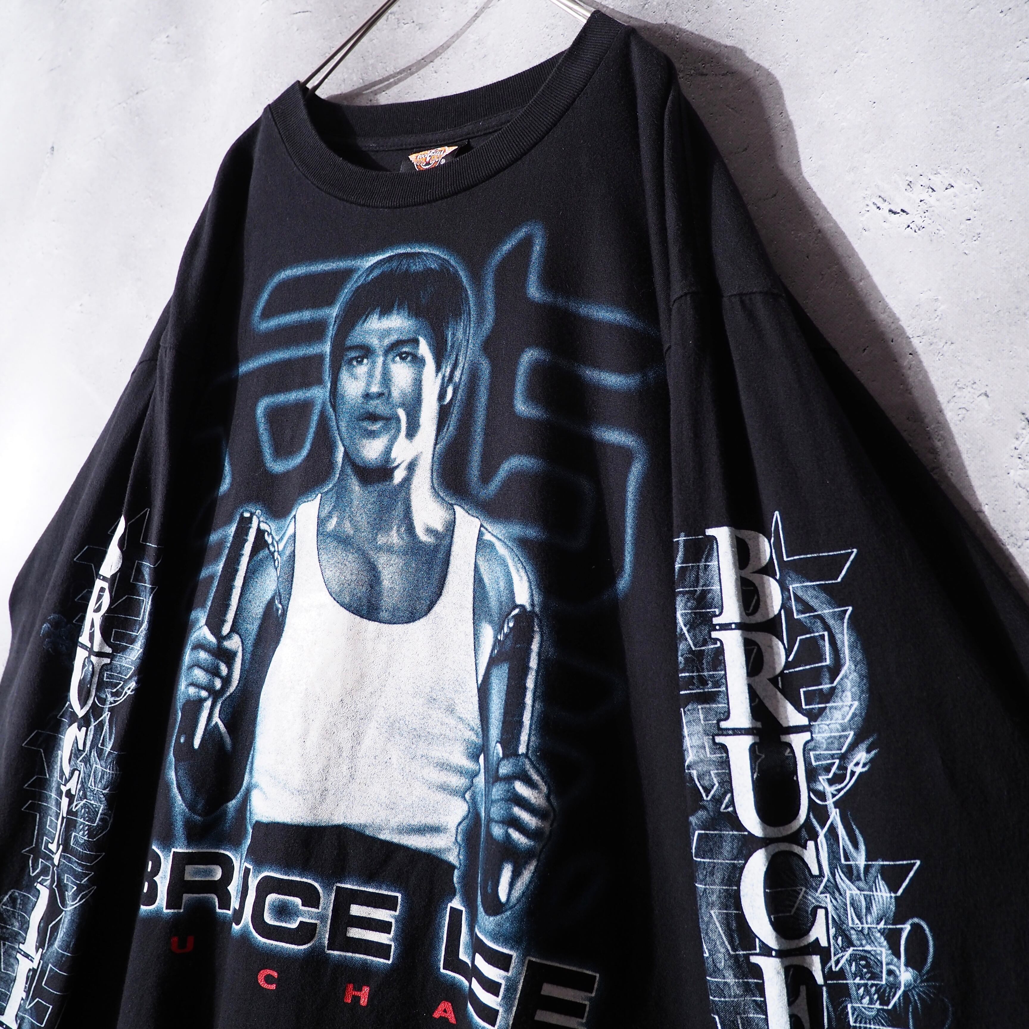 1990s ” Bruce Lee Enter the Dragon ” printed vintage long sleeve Tee