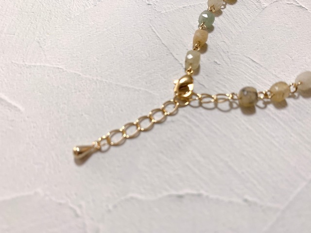 b_02 ブレスレット（ヘリオドール）