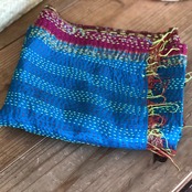 リサイクルサリーのカンタショール 小07 インドの手仕事布 Mulaセレクト