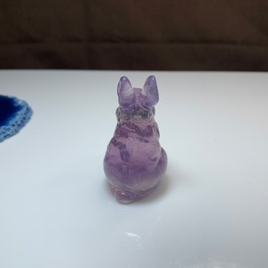 4.うさぎワールド☆カラフルフローライトうさぎさん