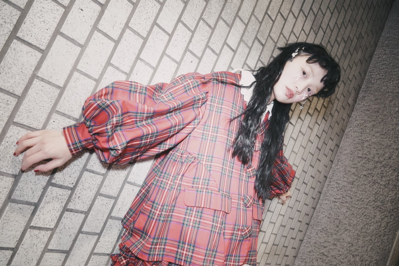 パフスリーブジャケット RED