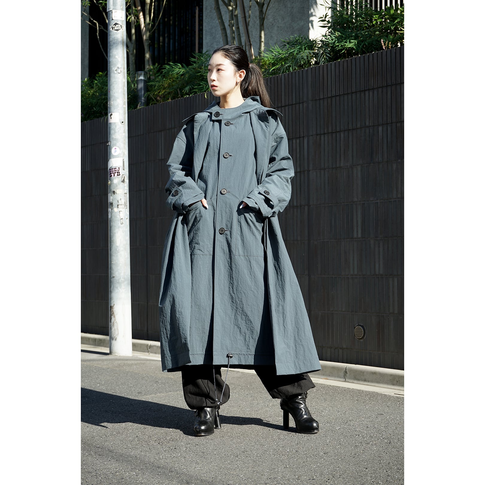 Blanc YM] (ブランワイエム) BL-22A-CNC Convertible Nylon Coat