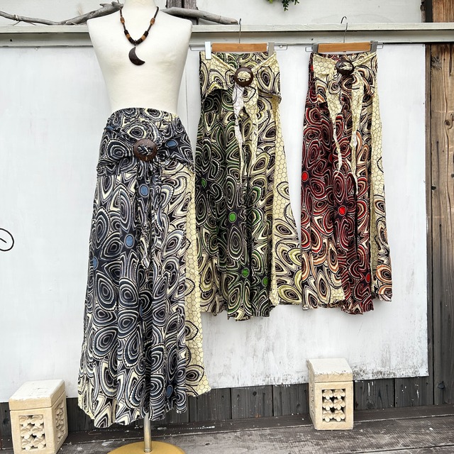 フラワー柄2wayスカート