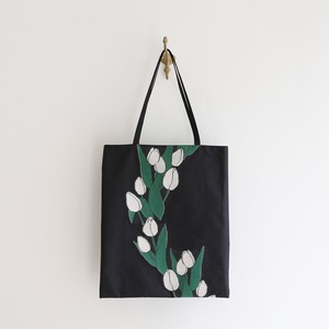 'Tulip' Mini Tote Bag Black & White