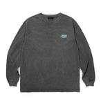 SMALL CLASSIC LOGO EMBROIDERY GARMENT DYE L/S TEE