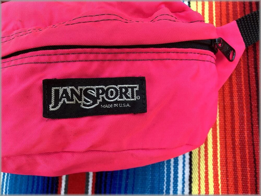 ☆JANSPORT ジャンスポーツ 90s USA製 ウエストバッグ ウエストポーチ
