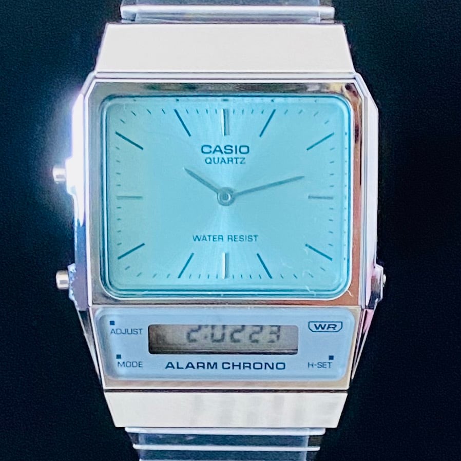 【高級時計 カシオ】新品 CASIO クォーツ アナログ デジタル 腕時計