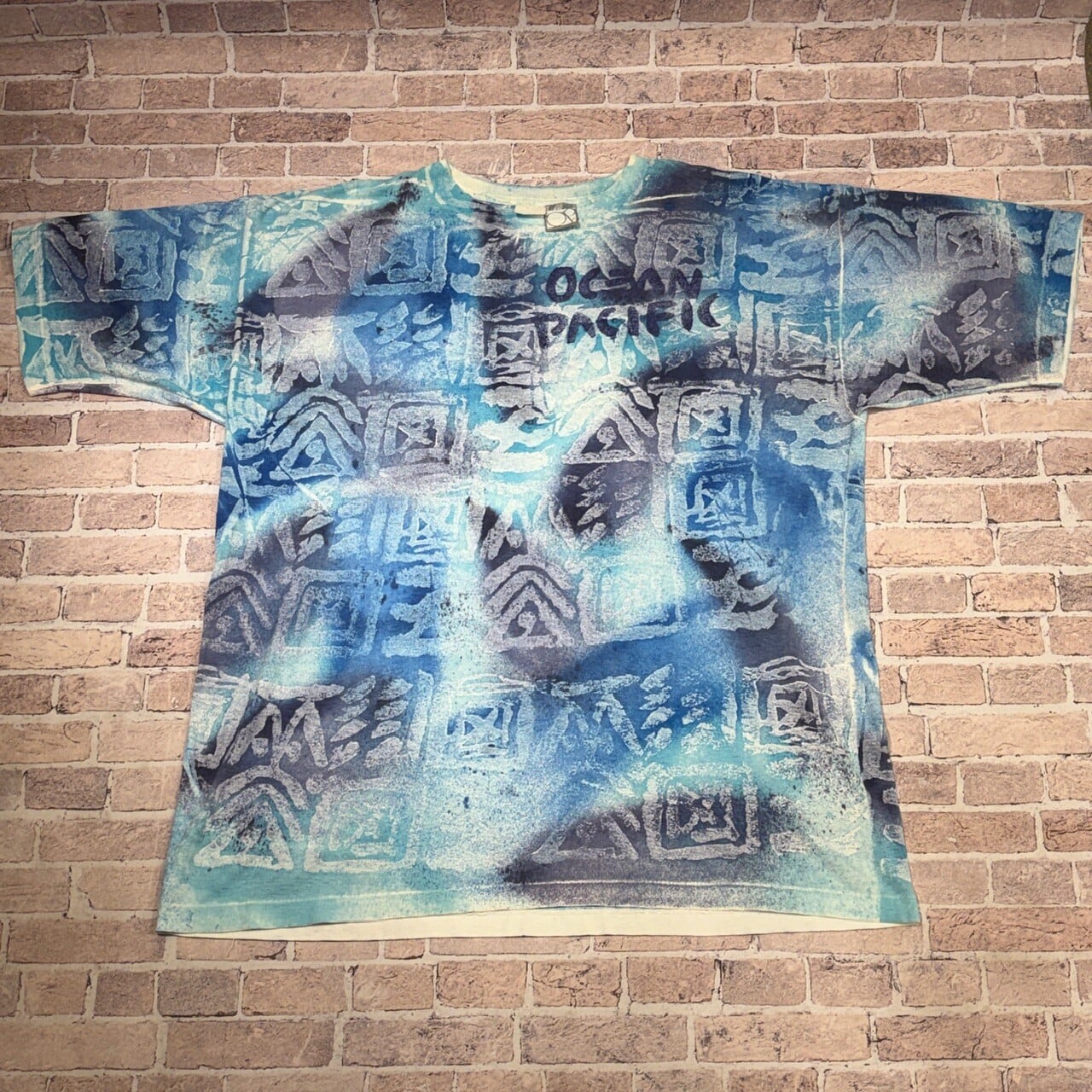 1990s OCEAN PACIFIC 総柄 T-SHIRT | safarionline