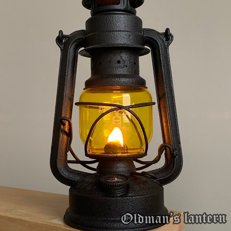 ホヤ FEUERHAND 276 275 イエロー 塗装 グローブ | Oldman's lantern