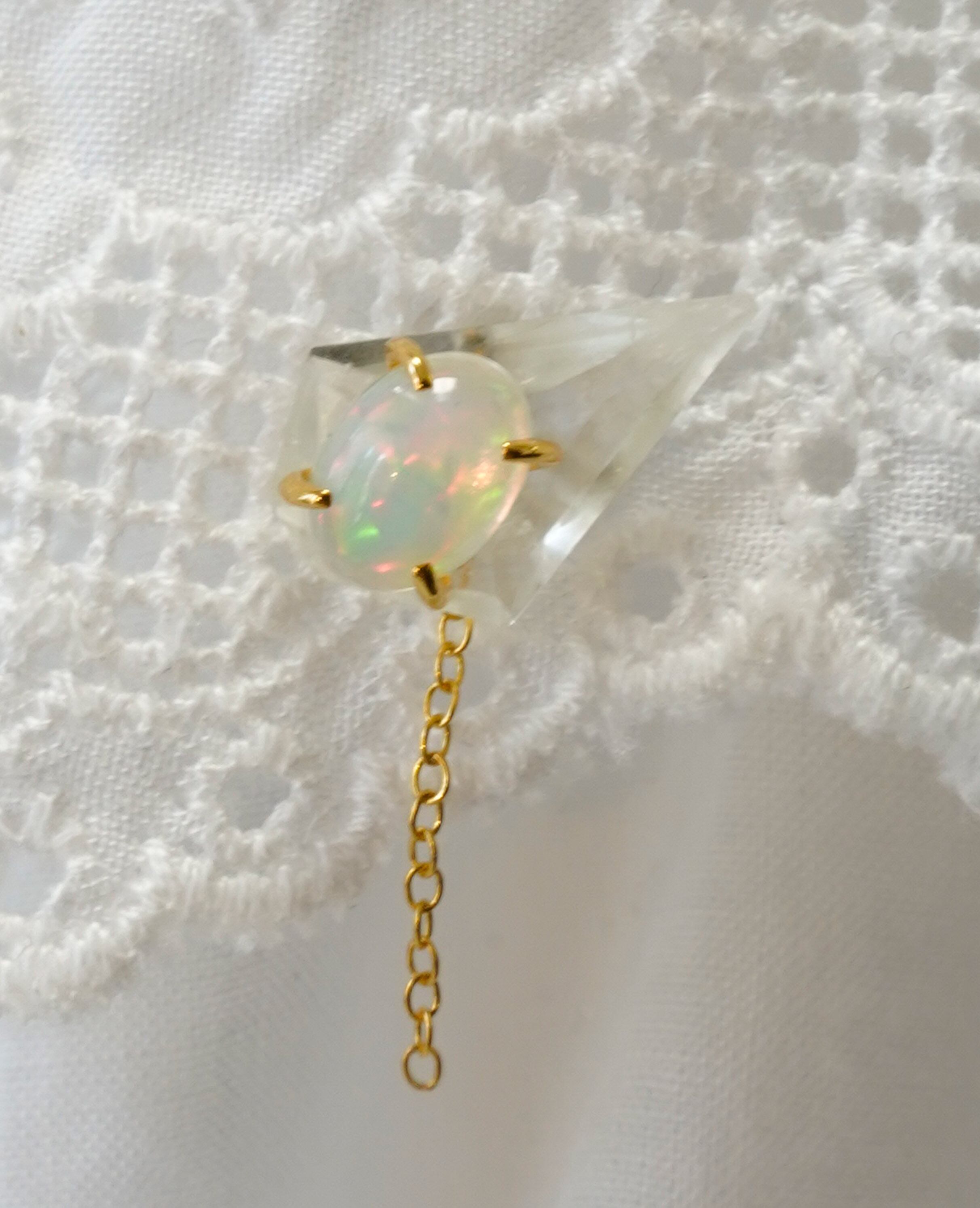 (SV)Feldsparl&Opal pierced