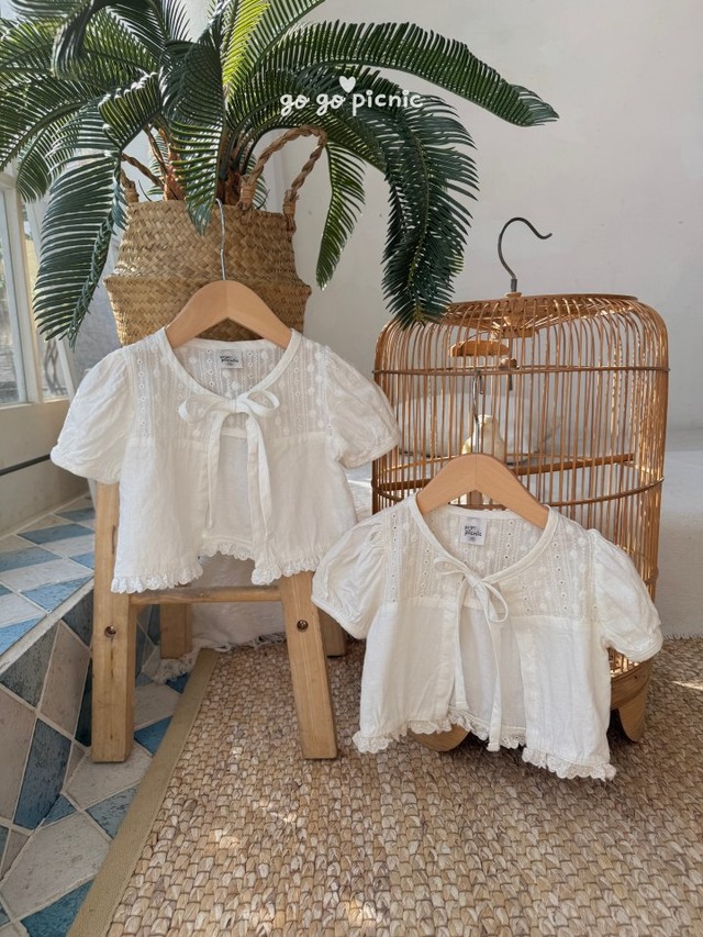 【取寄】gogo picnic｜ria bolero｜リアボレロ｜XS-XL｜kids｜26 summer
