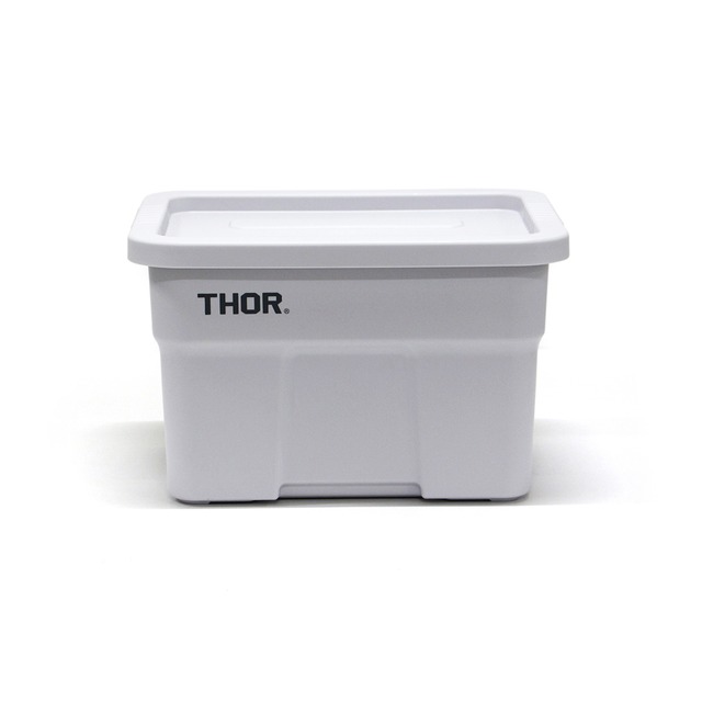 THOR Large Totes With Lid 22L DC "Light gray"/ソー/コンテナ/ポリエチレン/収納用品/アウトドア