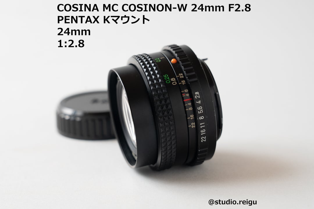 ☆単焦点レンズ♪☆ COSINA PENTAX用 24mm F2.8 #6294